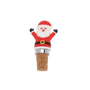 Unique Bargains Christmas Tree Cork Stopper Aluminum Alloy Wood 1 Pc - 1 of 3