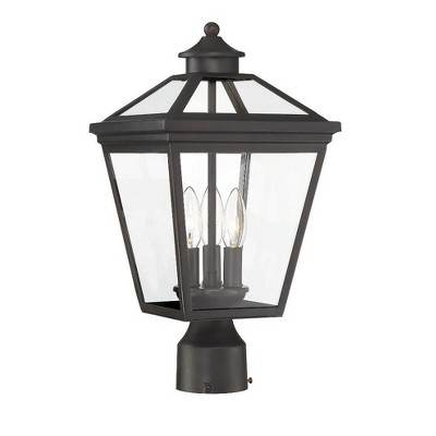Savoy House Ellijay 3 - Light Post Light in  English Bronze