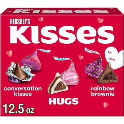 Hershey's Kisses Valentine's Day Milk Chocolate Assorted Collection Gift Box - 12.5oz