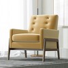 NicBex Velvet Accent Chair,Upholstered Living Room Chairs with Button Tufted Back and Wood Legs,Mid-Century Armchair,Club Chairs for Living Room - 2 of 4