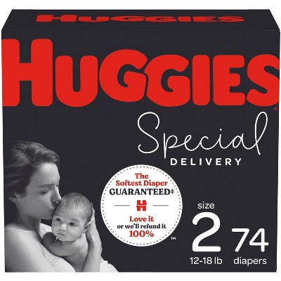Image of Huggies Special Delivery Hypoallergenic Baby Disposable Diapers Super Pack - Size 2 - 74ct