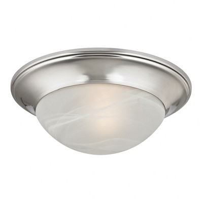 Thomas Lighting 1 - Light Flush Mount in  Brushed Nickel