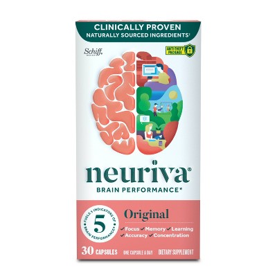 Neuriva Original Brain Performance Capsules - 30ct