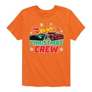 Boys' - Hot Wheels - Christmas Crew Short Sleeve Graphic T-Shirt - 1 of 4