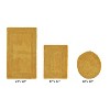 Lux Premium 100% Cotton  Ultra-Soft Tufted Solid Reversible 3 Piece Bath Rug Set, Water-Absorbent, Durable, Machine Washable Bathroom Rug - 2 of 4