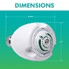 Niagara Conservation Earth Spa 3-Spray with 1.25 GPM 2.7-in. Wall Mount Adjustable Fixed Shower Head - 2 of 4