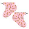 Holler and Glow Toe-Tally Festive Gingerbread Hyaluronic Acid Moisturizing Foot Mask - 0.6 fl oz - 2 of 3