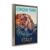 Stupell Industries Italian Coast Cityscape Black Framed Floater Canvas Wall Art - 3 of 4