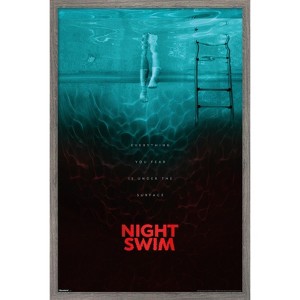 Trends International Night Swim (2024) - One Sheet Framed Wall Poster Prints - 1 of 4