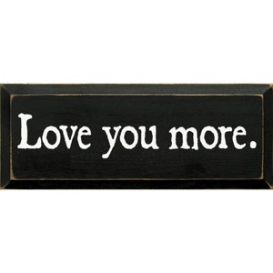 Slickblue Love You More Wooden Sign – Rustic Couple’s Wall Decor for Home, Wedding or Anniversary – 7x18, Color Options - 1 of 3