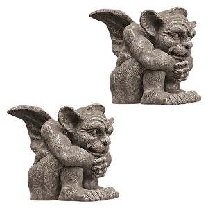 Design Toscano Emmett the Gargoyle Sculpture: Set of Two Small - 1 of 4