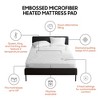 NicBex Microfiber Quilted White Heated Mattress Pad for Keeping Warm,ETL Certified Safe Bed Mattress in a Box - 3 of 4