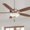 52" Minka Aire Mojo Brushed Nickel LED Down-Rod Ceiling Fan for Bedroom Living Room Dining Kitchen Office - 2 of 4