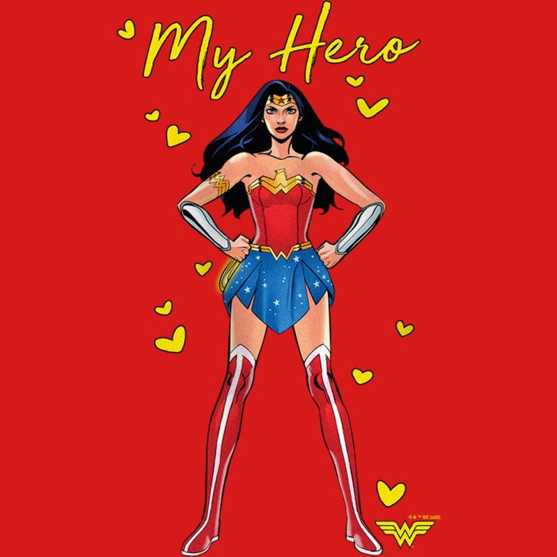 Girl's Wonder Woman Retro My Hero T-Shirt, 2 of 6