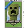 Trends International A Minecraft Movie - Creeper Logo Framed Wall Poster Prints - 3 of 4