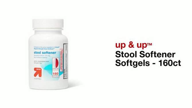 Stool Softener Softgels - 160ct - up &#38; up&#8482;, 2 of 5, play video