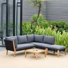 Amazonia 4pc Malibu Outdoor Patio Conversation Set - image 2 of 4