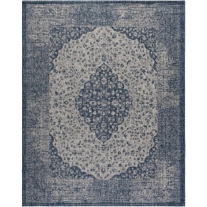Courtyard CY8720 UV & Stain Resistant Non-Shedding Power Loomed Indoor/Outdoor Rugs - Safavieh - 1 of 4