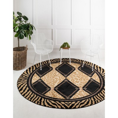 Unique Loom    Wildlife Ocelote Area Rug