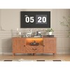 TV Stands for Living Room, Entertainment Center with Led Lights, Television Stands for 65 inch tv, TV Console with 2 Cabinets Storage and 1 Drawer - 2 of 4