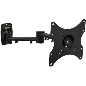 Mount-It! TV Wall Mount Bracket, Quick Release, Full Motion Swing Out Tilt Swivel, Articulating Arm Fits 13" to 42" Flat Screens and Monitors, Black - 1 of 4