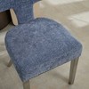 TIRAMISUBEST Mid Century Modern Dining Chairs Set of 2, Upholstered Kitchen Chairs with Nailhead Trim & Silver Legs - 4 of 4