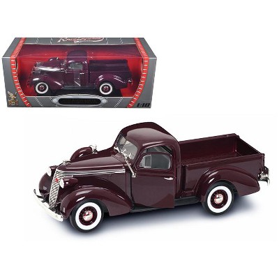 1937 Studebaker Express Pickup Truck Burgundy 1/18 Diecast Model Car by Road Signature