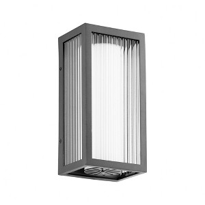 Quorum Lighting Maestro LED Outdoor Wall Mount, 3 Lights, Noir Finish - 1 of 1