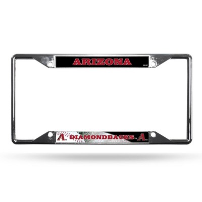 MLB Arizona Diamondbacks View Chrome License Plate Frame