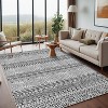 Boho Distressed Area Rug, Machine Washable Non-Slip, Stain-Resistant Large Carpet for Living Room/Dining Room/Home Decor - 2 of 4