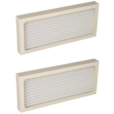 Nispira Air Filter Replacement Compatible with Hamilton Beach TrueAir Ultra Quiet True Air Purifier 04386A 04383 04385 04384 990051000, 2 Packs