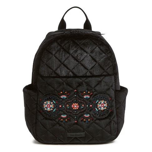 Vera bradley 2024 black quilted backpack