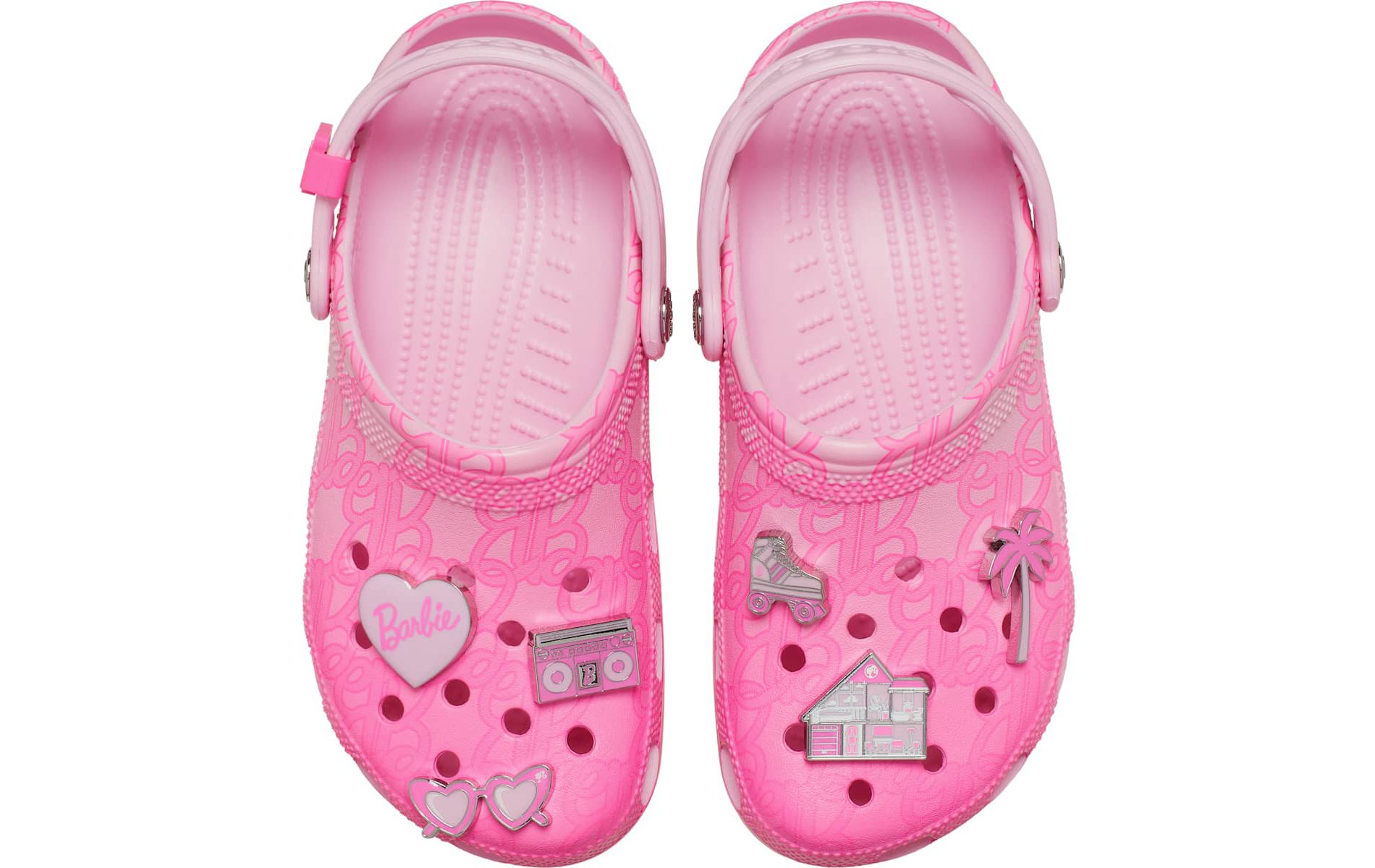 Crocs Adult Mattel Pink Barbie Classic Clogs