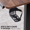 SinCiDo Height Adjustable Electric Standing Desk with Charging Station, 48" Sit Stand Up Computer Home Office Desk with LED Lights - 4 of 4
