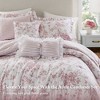 Okak All Size 5-Piece Large Printed Bed Comforter Set with Decorative Pillows,Comfortable Lightweight Comforter Bedding Sets,Machine Washable - 4 of 4
