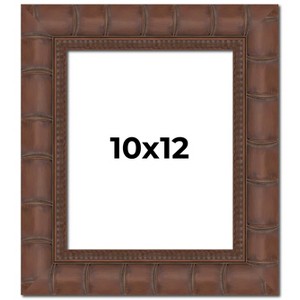 PosterPalooza | 10x12 Wide Bamboo Picture Frame, UV Acrylic, 4 Finishes - Brown, Black, Silver, and Natural - 1 of 4