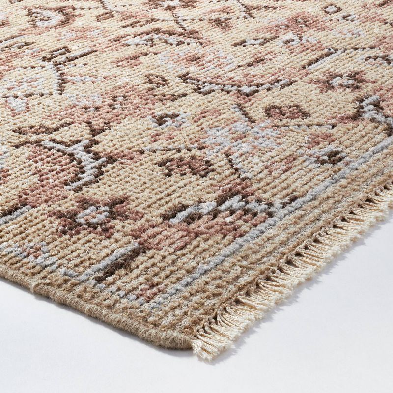 Rockland Hand Knotted Distressed Persian Style Rug Ivory - Threshold™ designed with Studio McGee, 3 of 5