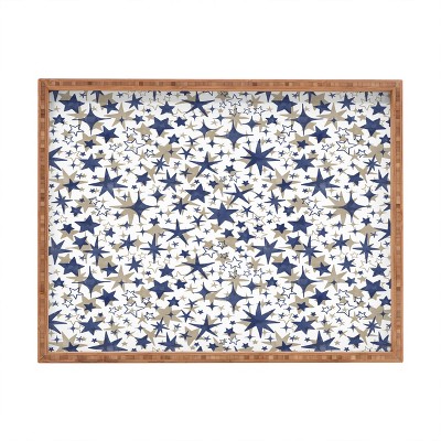 Marta Barragan Camarasa Starry sky of stars B Rectangular Tray -Deny Designs