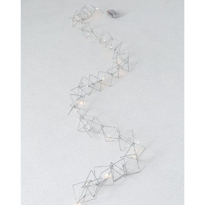 Sullivans Led Triangle Garland 72"L Silver