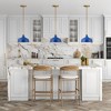 Hudson and Canal 10.75" Wide Pendant with Metal Shade - 3 of 4