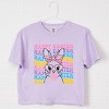 Simply Sage Market Groovy Easter Bunny Boxy Crop Top - 3 of 4