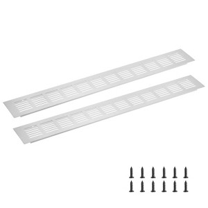 Unique Bargains Rectangle Ventilation Grille, Aluminum - 1 of 3