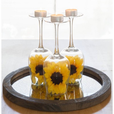 White Palm Wax Tealight Candles with Aluminum Tins, 200 Pack
