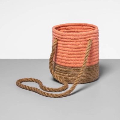 Coiled Rope Basket Coral - Opalhouse™