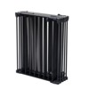 AZL1 Life Concept Safety Gate Adjustable 6 Panels Metal Play Yard Fireplace Christmas Tree Fence with Stairs Gate for Home, Black, 26.2"*30.5"*8.3" - 4 of 4