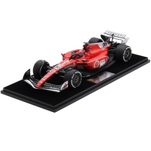 Ferrari SF-23 #16 Charles Leclerc 2nd Place F1 "Las Vegas GP" (2023) with Acrylic Display Case 1/18 Model Car by LookSmart - 1 of 3