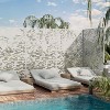 Dovelina Metal Outdoor Privacy Screen Freestanding Patio Decorative Screens - 2 of 4