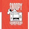 Boys' - Peanuts - Snoopy Records Short Sleeve Graphic T-Shirt - 2 of 4