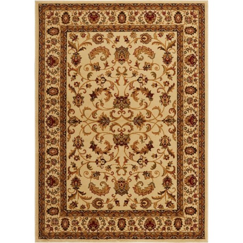 Home Dynamix Royalty Elati Traditional Ornate Damask Area Rug, Ivory ...