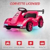 Electric Go Kart for Kids, 7AH Battery Powered Ride on Race Car w/Remote Control, Safety Belt, Slow Start, LED Headlights, Music - 3 of 4